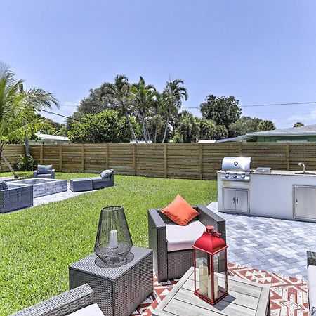 Beach House With Outdoor Kitchen, Walk To Coast Cocoa Beach Exteriör bild