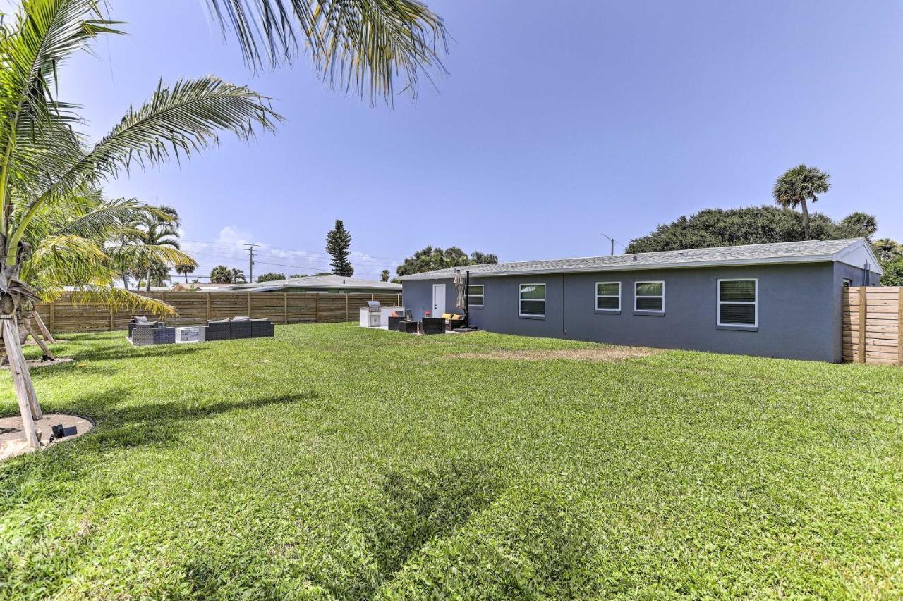 Beach House With Outdoor Kitchen, Walk To Coast Cocoa Beach Exteriör bild