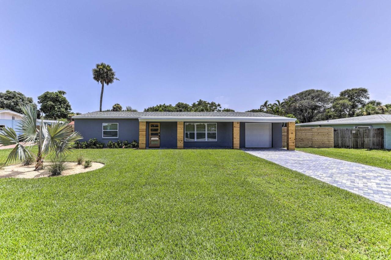 Beach House With Outdoor Kitchen, Walk To Coast Cocoa Beach Exteriör bild